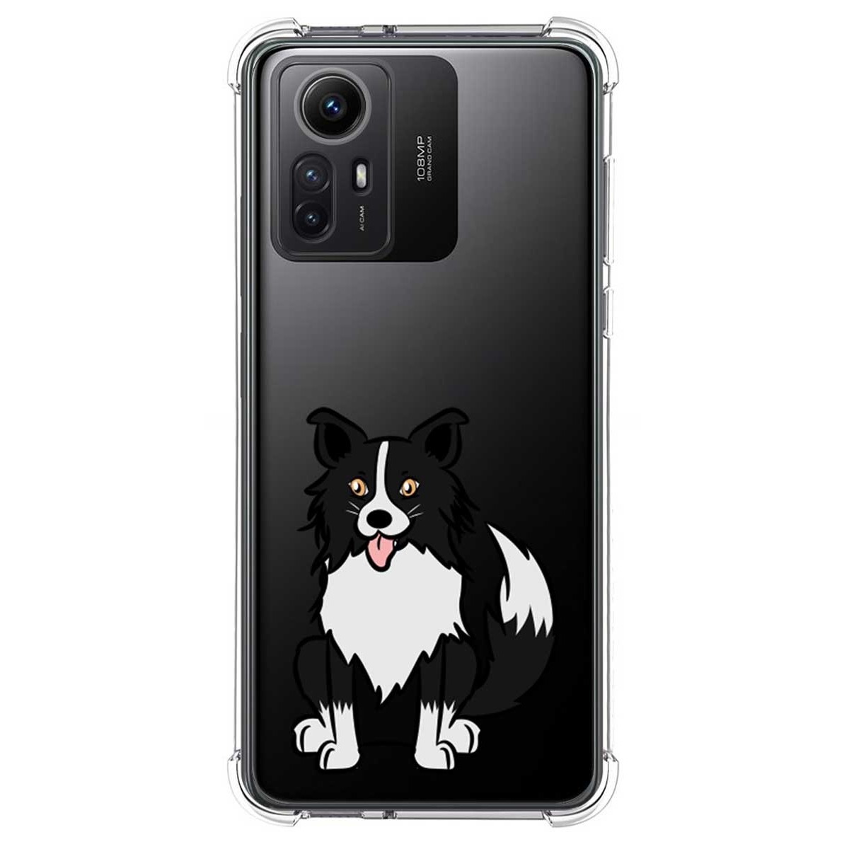 Funda Silicona Antigolpes compatible con Xiaomi Redmi Note 12S diseño Perros 01 Dibujos