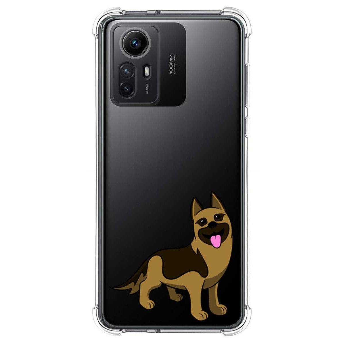 Funda Silicona Antigolpes compatible con Xiaomi Redmi Note 12S diseño Perros 03 Dibujos