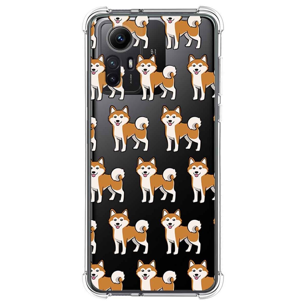 Funda Silicona Antigolpes compatible con Xiaomi Redmi Note 12S diseño Perros 08 Dibujos