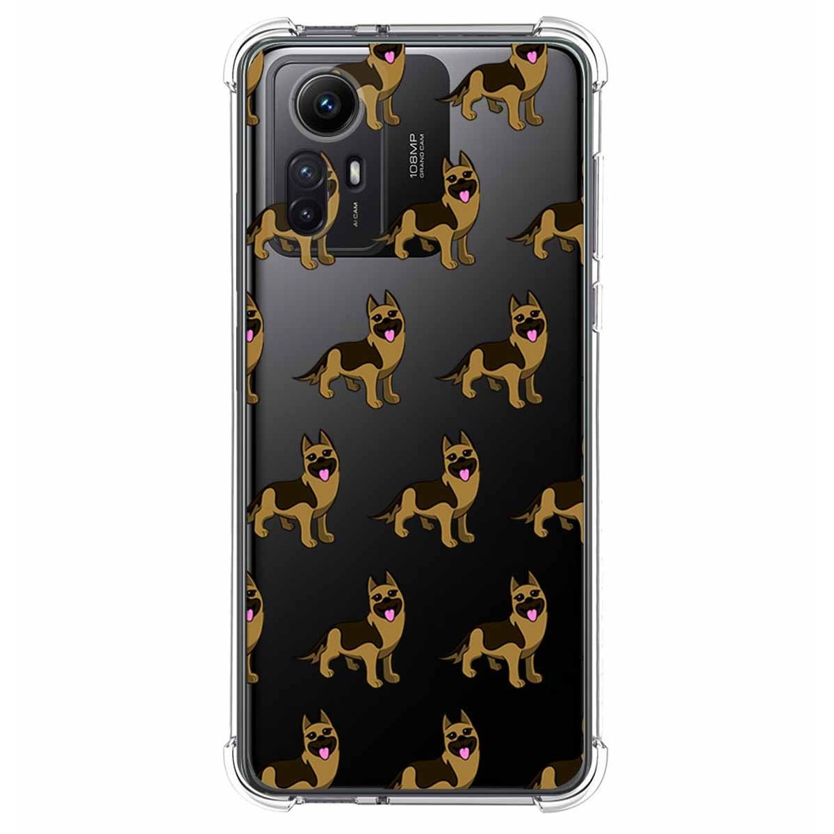 Funda Silicona Antigolpes compatible con Xiaomi Redmi Note 12S diseño Perros 09 Dibujos