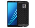 Funda Gel Tpu Tipo Grid Negra para Samsung Galaxy A8 (2018)