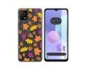 Funda Silicona Transparente para TCL 408 diseño Otoño Dibujos