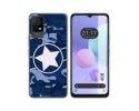 Funda Silicona para TCL 408 diseño Camuflaje 03 Dibujos