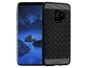 Funda Gel Tpu Tipo Grid Negra para Samsung Galaxy S9
