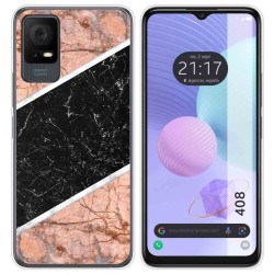 Funda Silicona para TCL 408 diseño Mármol 07 Dibujos