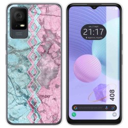 Funda Silicona para TCL 408 diseño Mármol 08 Dibujos