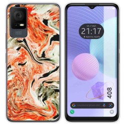 Funda Silicona para TCL 408 diseño Mármol 12 Dibujos