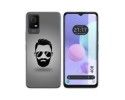 Funda Silicona para TCL 408 diseño Barba Dibujos