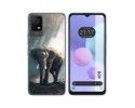 Funda Silicona para TCL 408 diseño Elefante Dibujos