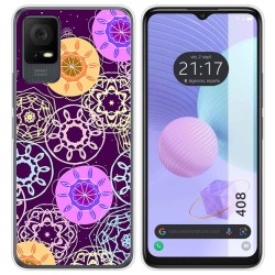 Funda Silicona para TCL 408 diseño Radial Dibujos