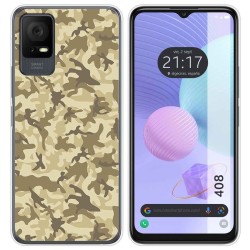 Funda Silicona para TCL 408 diseño Sand Camuflaje Dibujos