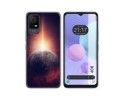 Funda Silicona para TCL 408 diseño Tierra Dibujos