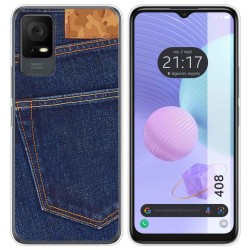 Funda Silicona para TCL 408 diseño Vaquero Dibujos