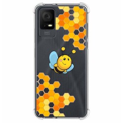 Funda Silicona Antigolpes para TCL 408 diseño Abeja Dibujos