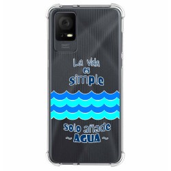 Funda Silicona Antigolpes para TCL 408 diseño Agua Dibujos
