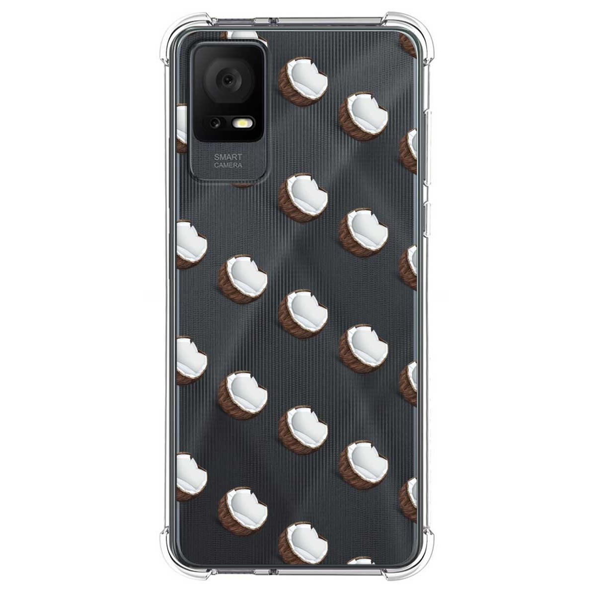 Funda Silicona Antigolpes para TCL 408 diseño Cocos Dibujos