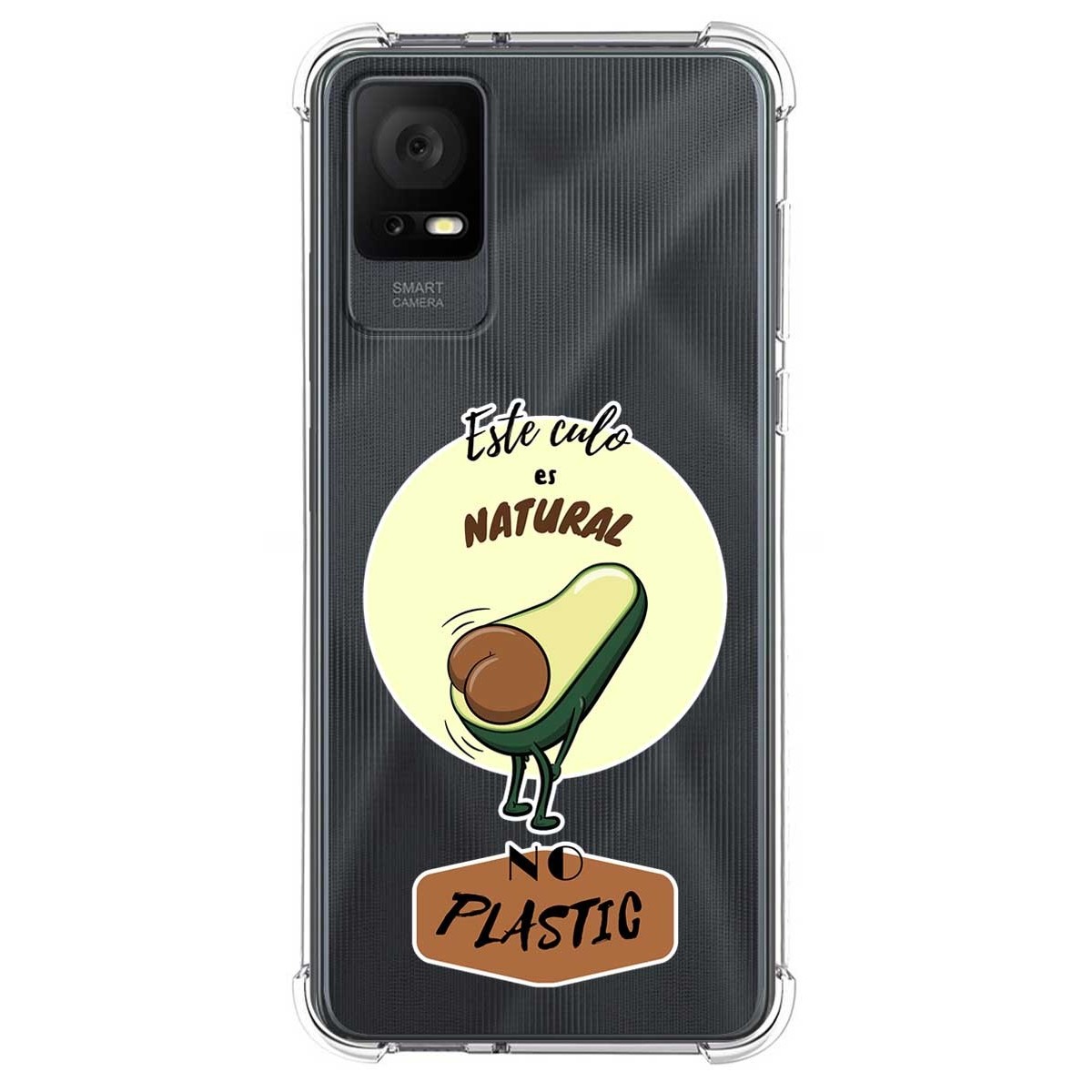 Funda Silicona Antigolpes para TCL 408 diseño Culo Natural Dibujos