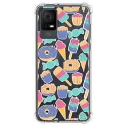 Funda Silicona Antigolpes para TCL 408 diseño Dulces 02 Dibujos