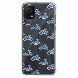 Funda Silicona Antigolpes para TCL 408 diseño Scooter Dibujos