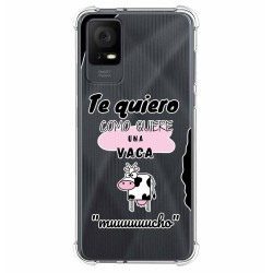 Funda Silicona Antigolpes para TCL 408 diseño Vaca Dibujos