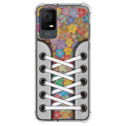 Funda Silicona Antigolpes para TCL 408 diseño Zapatillas 05 Dibujos