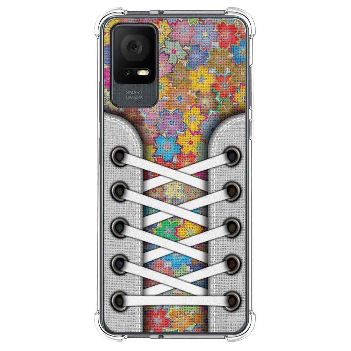 Funda Silicona Antigolpes para TCL 408 diseño Zapatillas 05 Dibujos