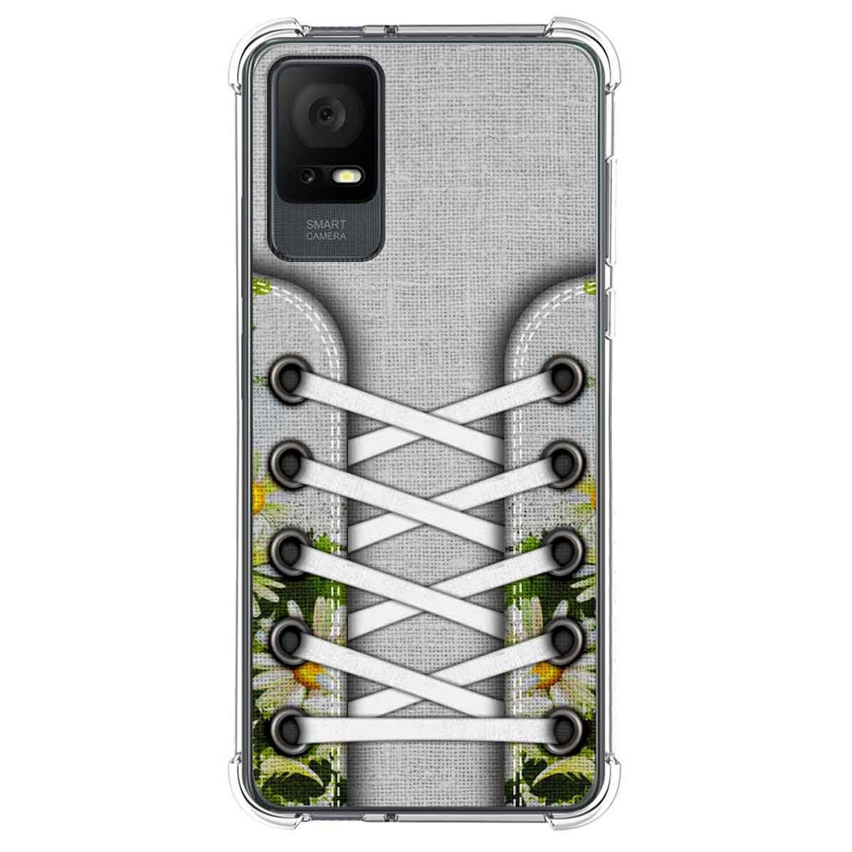 Funda Silicona Antigolpes para TCL 408 diseño Zapatillas 08 Dibujos