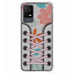 Funda Silicona Antigolpes para TCL 408 diseño Zapatillas 09 Dibujos