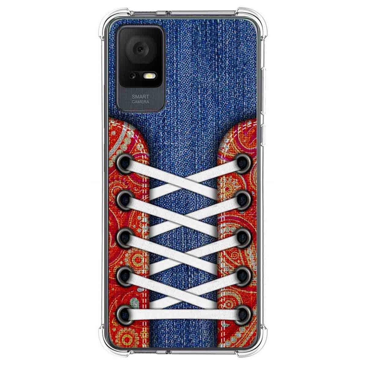 Funda Silicona Antigolpes para TCL 408 diseño Zapatillas 11 Dibujos