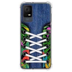 Funda Silicona Antigolpes para TCL 408 diseño Zapatillas 13 Dibujos