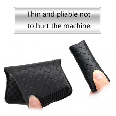 Funda Gel Tpu Tipo Grid Negra para Xiaomi Redmi 5