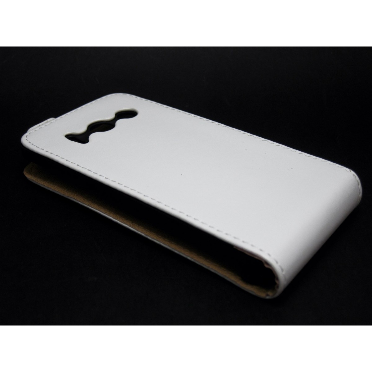 Funda Piel Premium Ultra-Slim Huawei Ascend Y300 Blanca