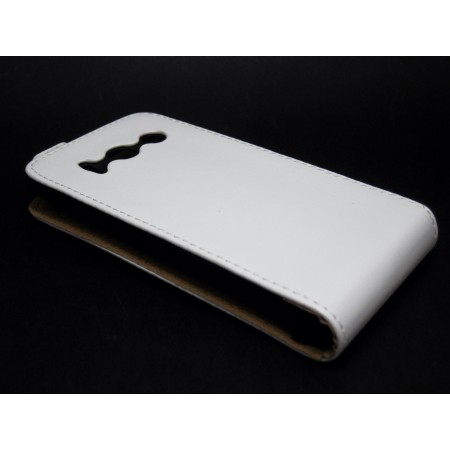 Funda Piel Premium Ultra-Slim Huawei Ascend Y300 Blanca