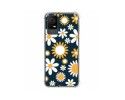 Funda Silicona Antigolpes para TCL 408 diseño Flores 08 Dibujos