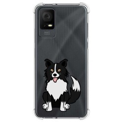 Funda Silicona Antigolpes para TCL 408 diseño Perros 01 Dibujos