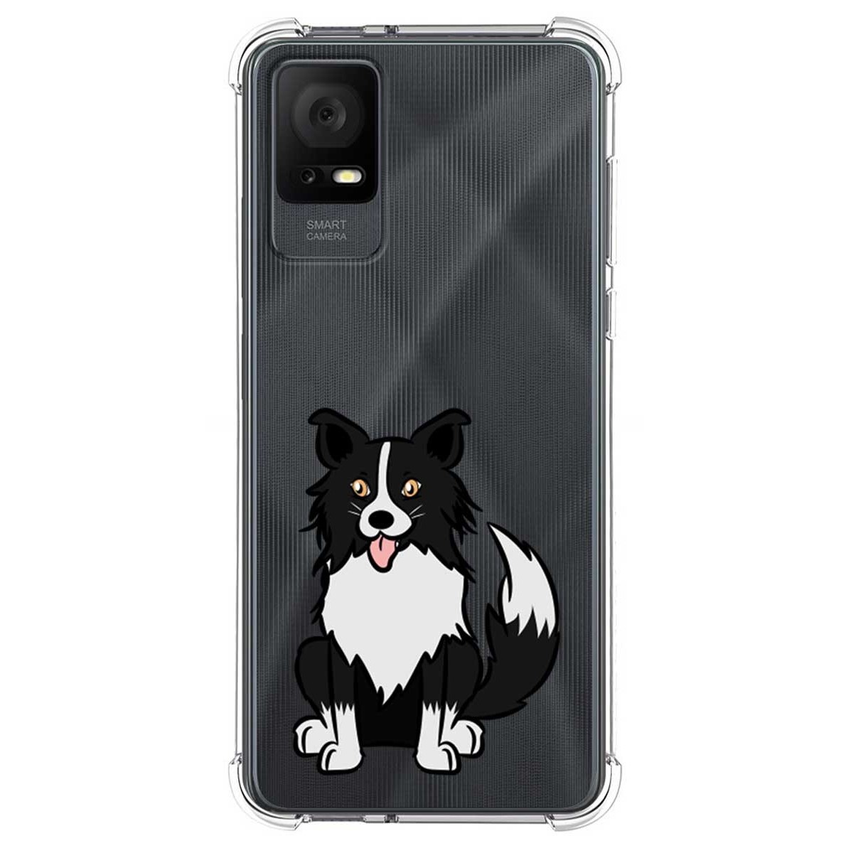 Funda Silicona Antigolpes para TCL 408 diseño Perros 01 Dibujos