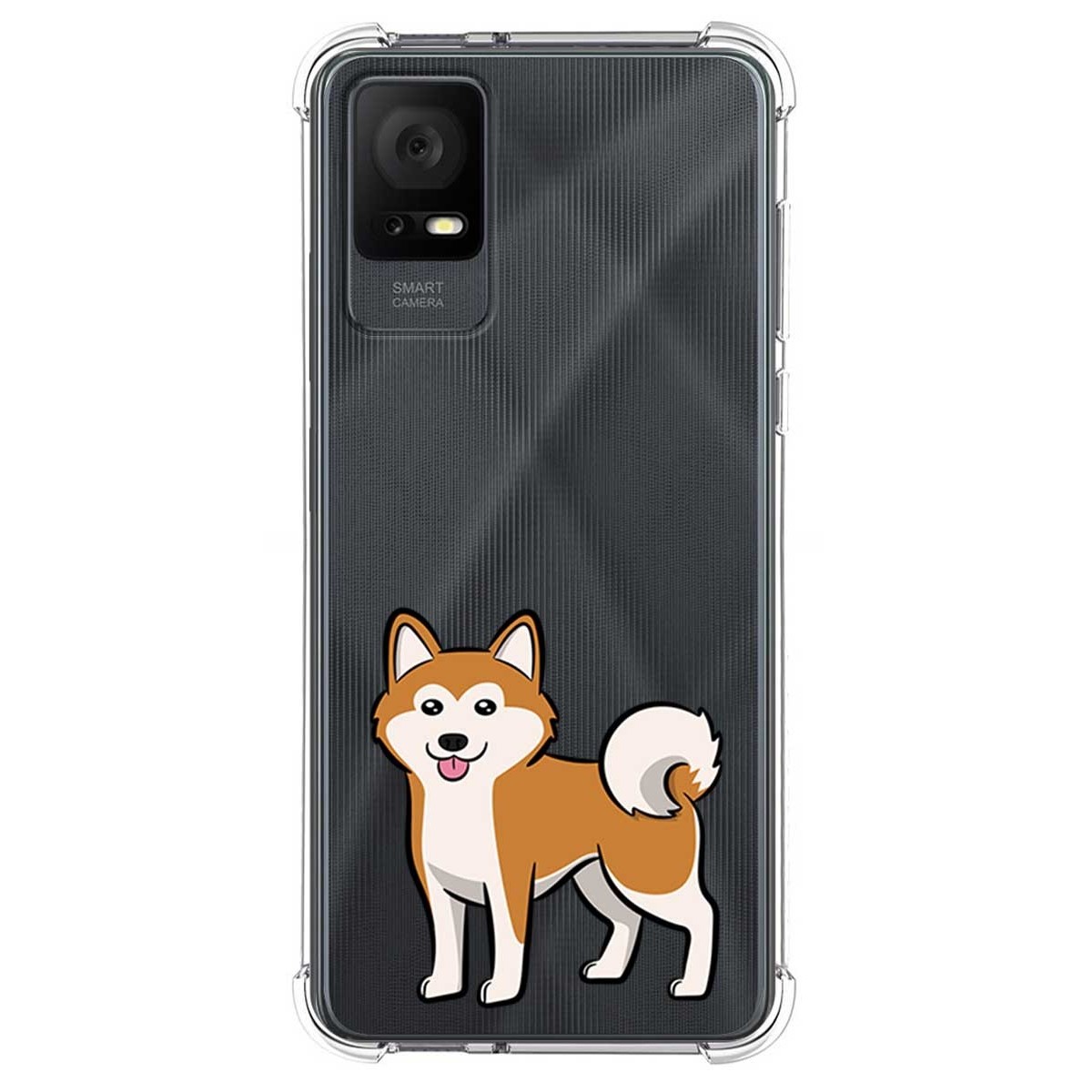 Funda Silicona Antigolpes para TCL 408 diseño Perros 02 Dibujos