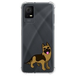 Funda Silicona Antigolpes para TCL 408 diseño Perros 03 Dibujos