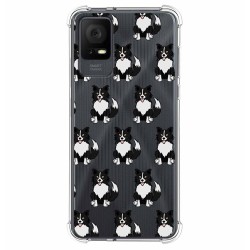 Funda Silicona Antigolpes para TCL 408 diseño Perros 07 Dibujos