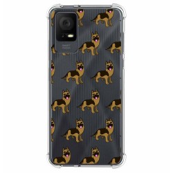 Funda Silicona Antigolpes para TCL 408 diseño Perros 09 Dibujos