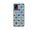 Funda Silicona Líquida Azul para TCL 408 diseño Catrina Dibujos