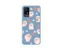 Funda Silicona Líquida Azul para TCL 408 diseño Cerdos Dibujos