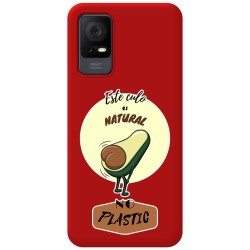 Funda Silicona Líquida Roja para TCL 408 diseño Culo Natural Dibujos
