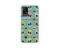 Funda Silicona Líquida Verde para TCL 408 diseño Catrina Dibujos