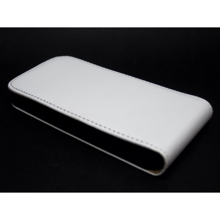 Funda Piel Premium Ultra-Slim Huawei Ascend Y300 Blanca