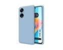 Funda Silicona Líquida Ultra Suave para Oppo A98 5G color Azul
