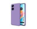 Funda Silicona Líquida Ultra Suave para Oppo A98 5G color Morado