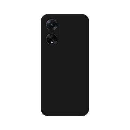 Funda Silicona Líquida Ultra Suave para Oppo A98 5G color Negro