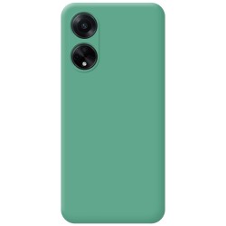 Funda Silicona Líquida Ultra Suave para Oppo A98 5G color Verde 2