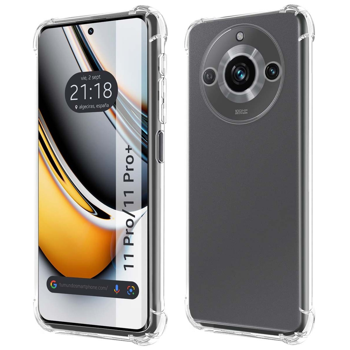 Funda Silicona Antigolpes Transparente para Realme 11 Pro / 11 Pro+ Plus